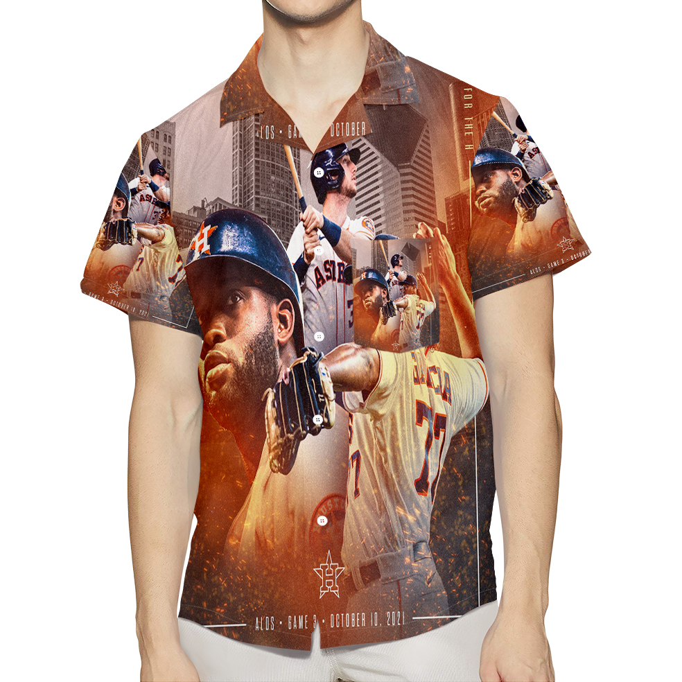 Houston Astros Team City V2 3D All Over Print Summer Beach Hawaiian Shirt With Pocket