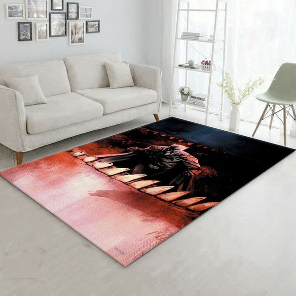 Shark Attack Batman Area Rug Living Room Rug Home Decor Floor Decor N98