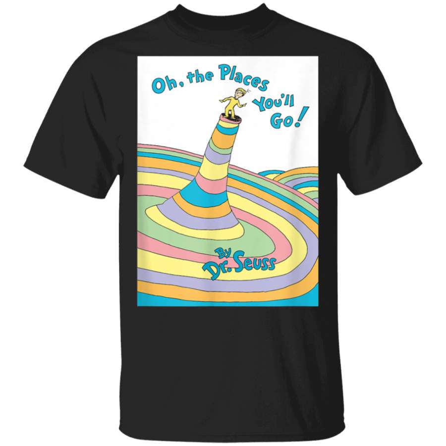 Dr Seuss Oh the Places Youll Go Book Cover Tshirt