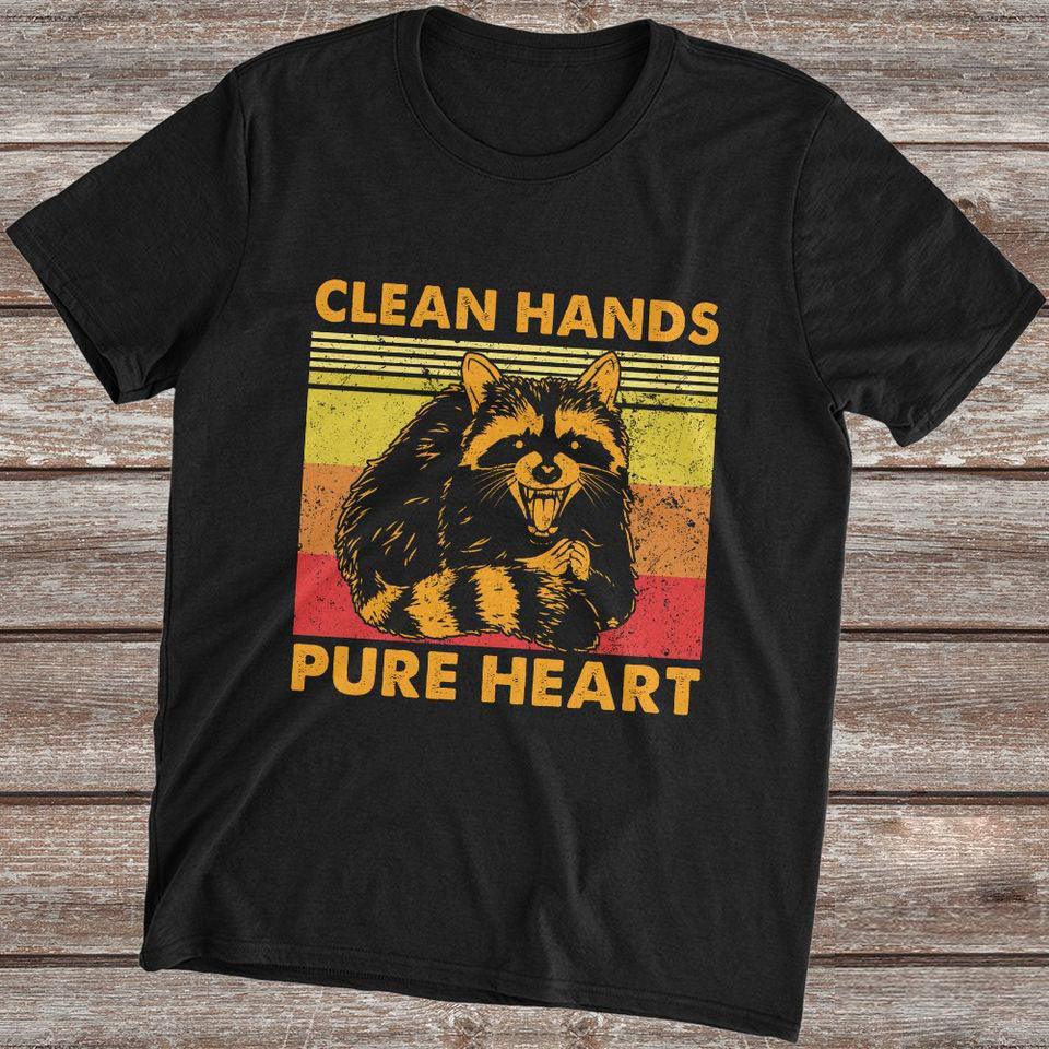 Vintage Clean Hands Pure Heart Wild Nature Gift Standard/Premium T-Shirt