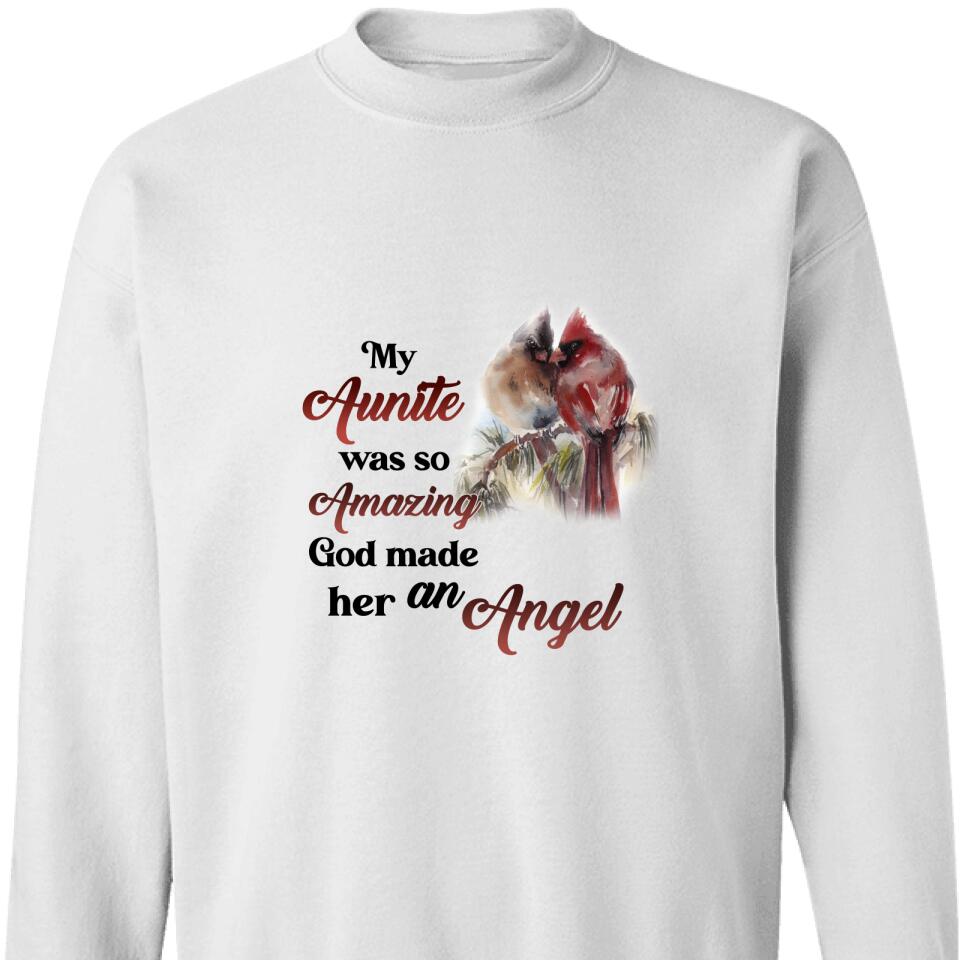 Trendingpersonalized My Mom Was So Amazing God Made Her An Angel Memorial Personalized Sweatshirt