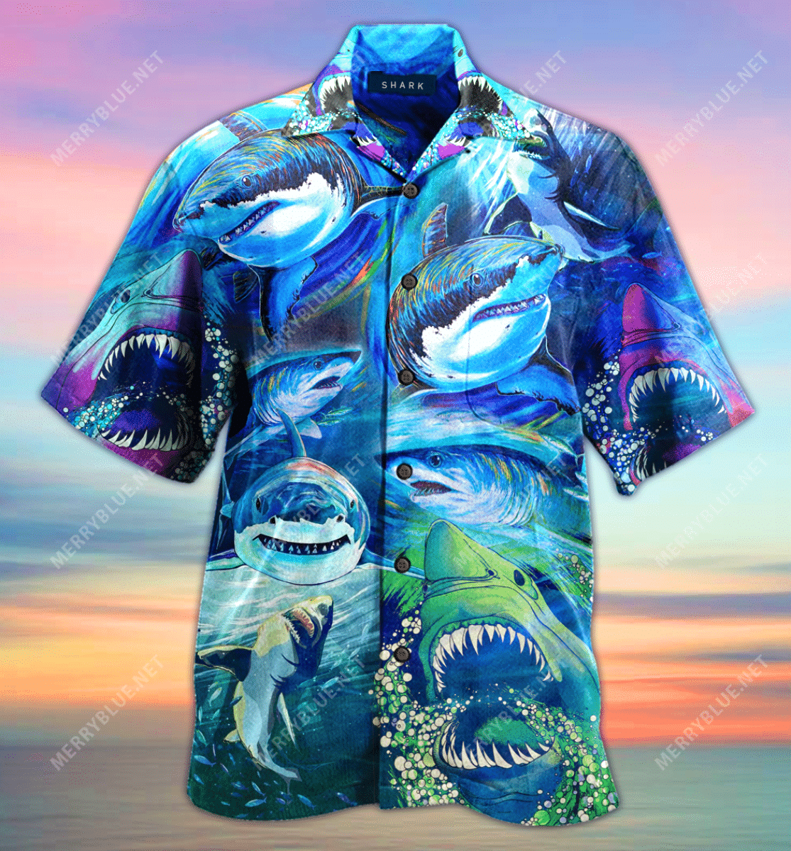 Beach Shirt Order Be A Shark Unisex Hawaiian Shirt