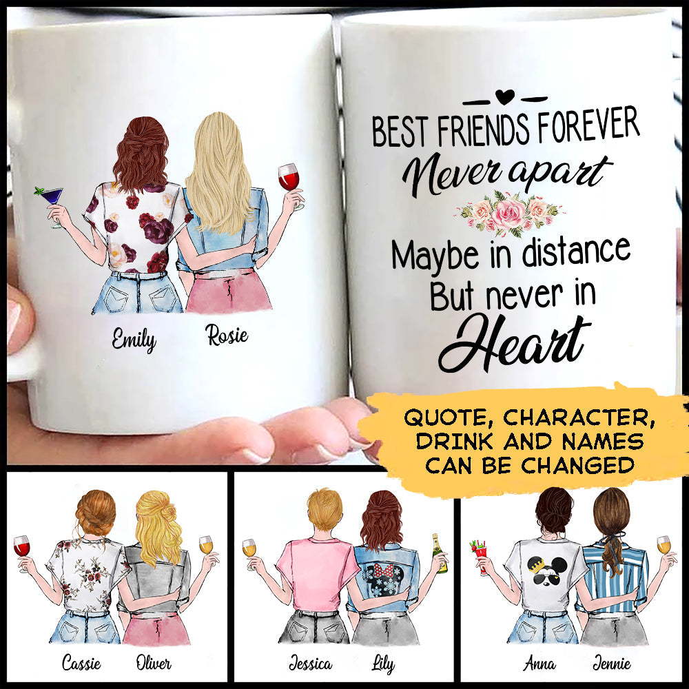 Best Friend Sister Mug 2 Friends 2 Sisters Gift For Friend Sister Christmas Gift Hg98