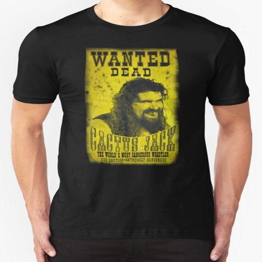 Cactus Jack Poster Men Fashion Cotton T Shirts Man Casual Short Sleeve Tops Black Size S-3XL