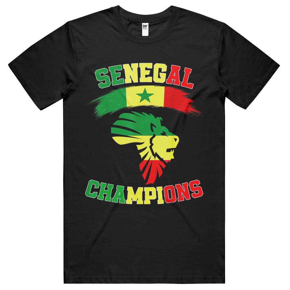 Senegal Champions 2022, Senegalese Soccer Team Flag Senegal T Shirts