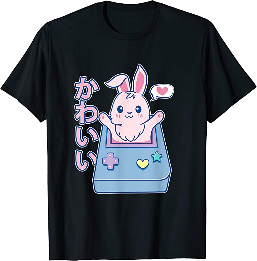 kawaii gamer bunny – Rabbit Pastel Cute T-Shirt