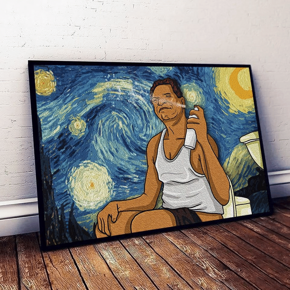 John Witherspoon Bathroom The Starry Night For Men And Women Home Living Room Wall Decor Horizontal Poster Canvas