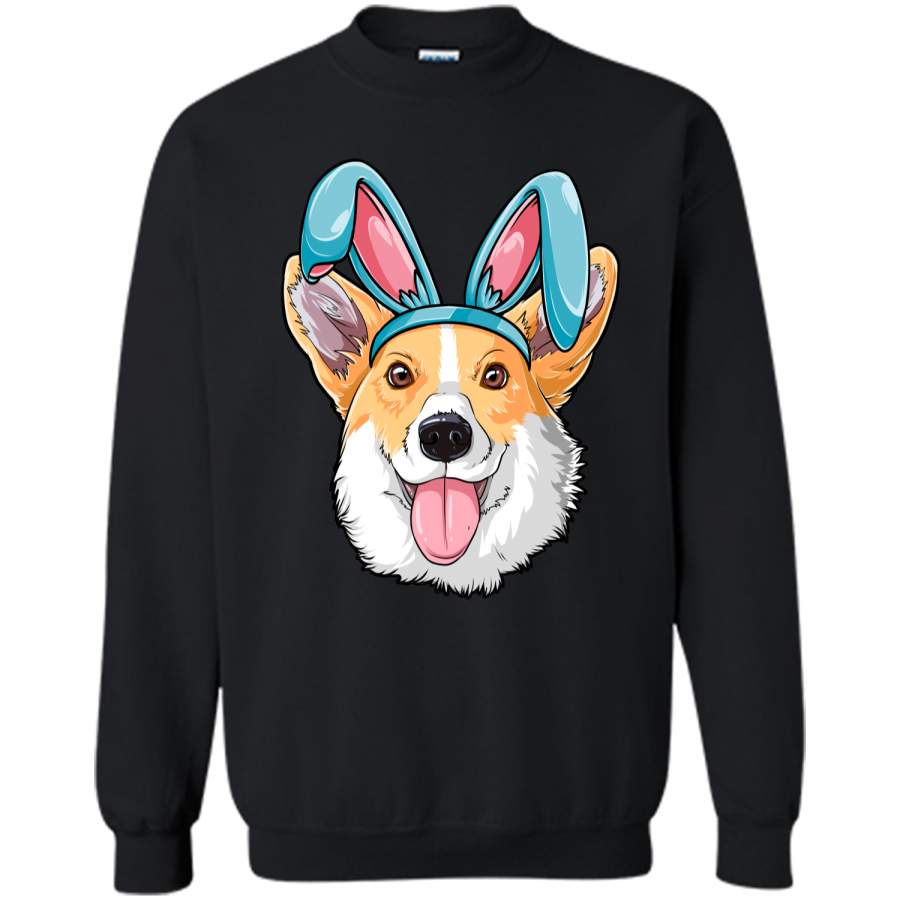 Easter Bunny Corgi T shirt Dog Boys Girl Kids Men Women Tee Printed Crewneck Pullover Sweatshirt 8 oz