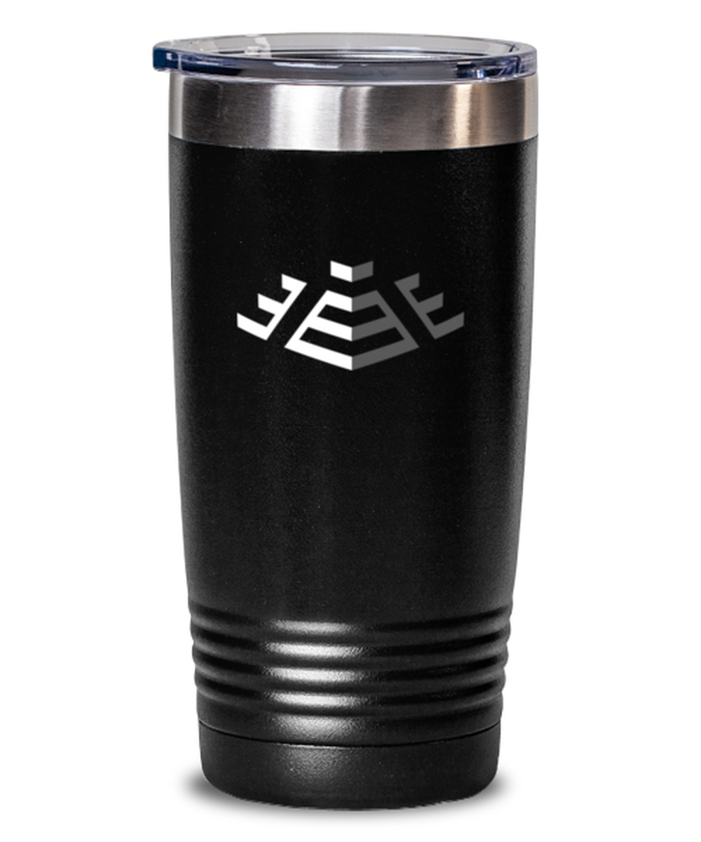 20 Oz Tumbler Stainless Steel Insulated  Funny Mayan Step Pyramid Travel Vacation