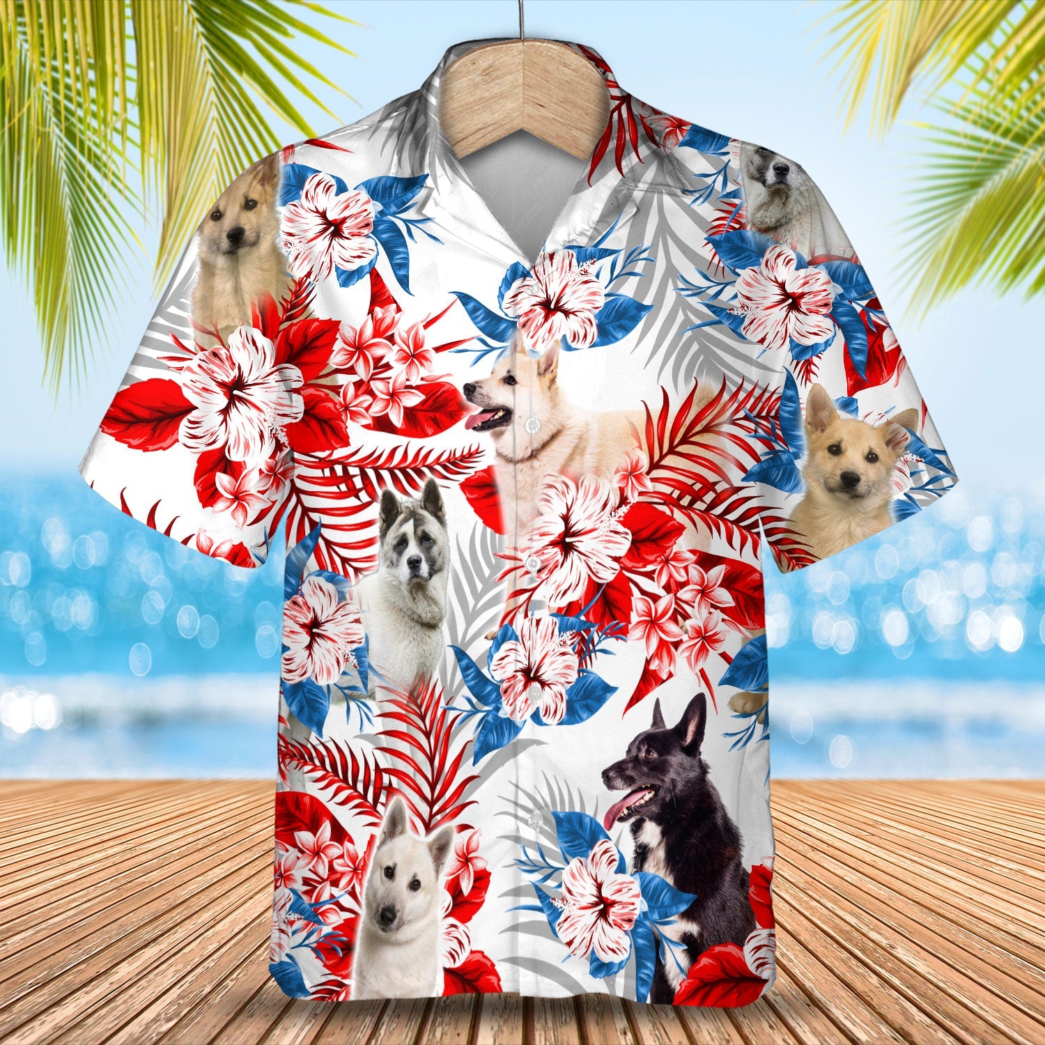 Norwegian Buhund Hawaii Shirt Summer Aloha Hawaii For Men And Women Ha60005