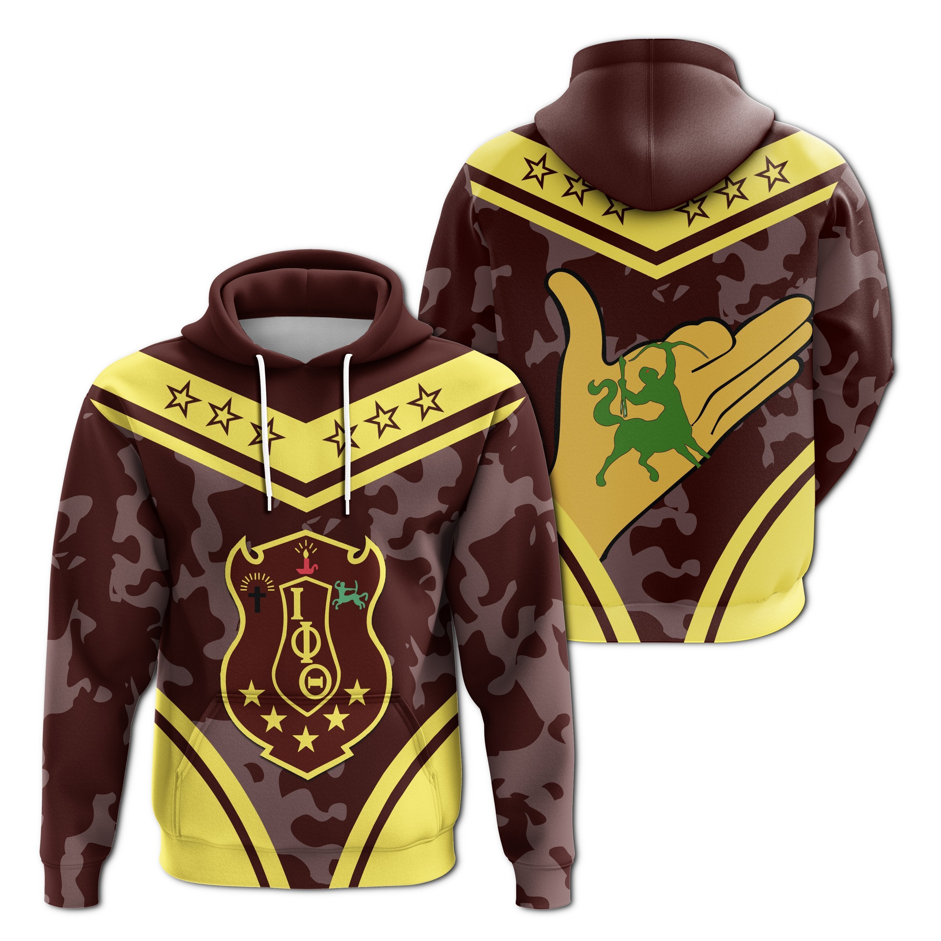 Greek Life Hoodie – Iota Phi Theta Camouflage Pullover