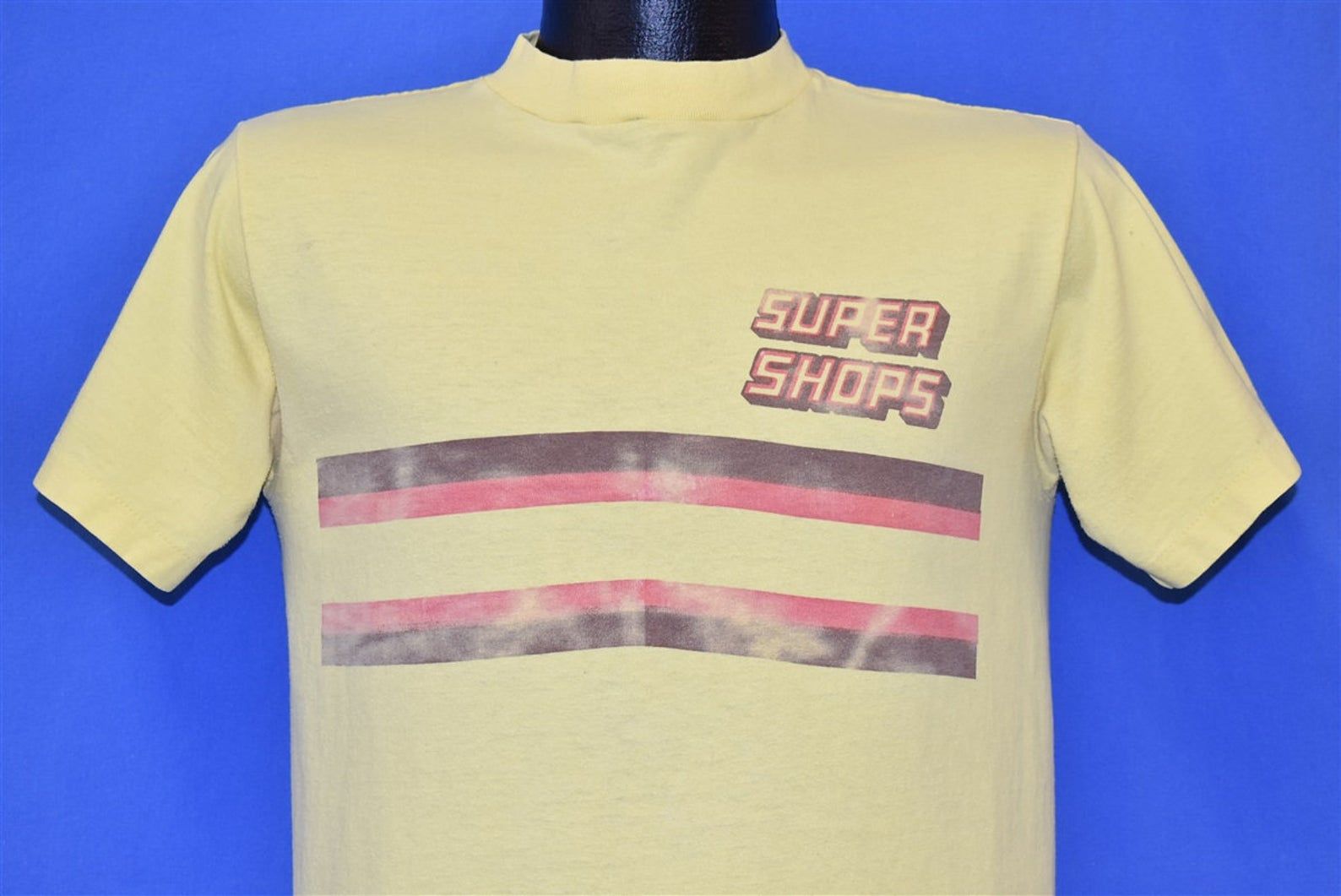 70S Super Shops Automotive Performance Center Hot Rod Distressed T-Shirt