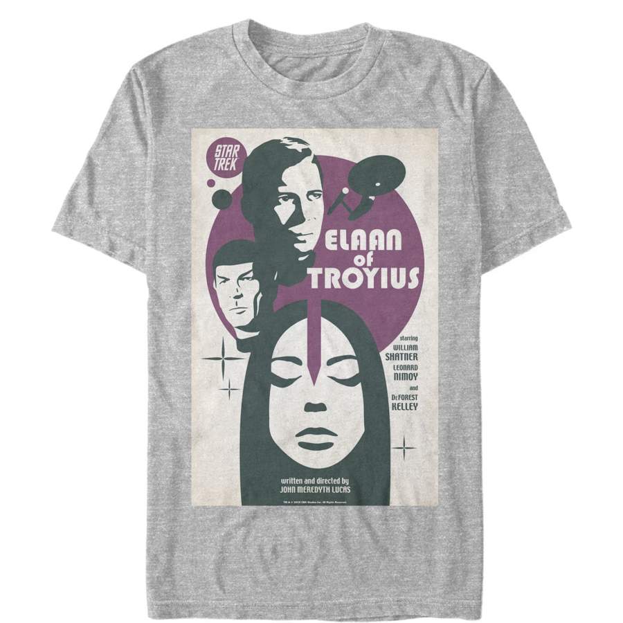 Star Trek Men’s Elaan of Troyius Episode Poster  T Shirt