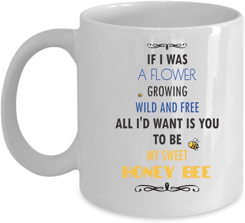 Honey Bee Coffee Mug Perfect Gift For Your Dad, Mom, Boyfriend, Girlfriend, Or Friend –