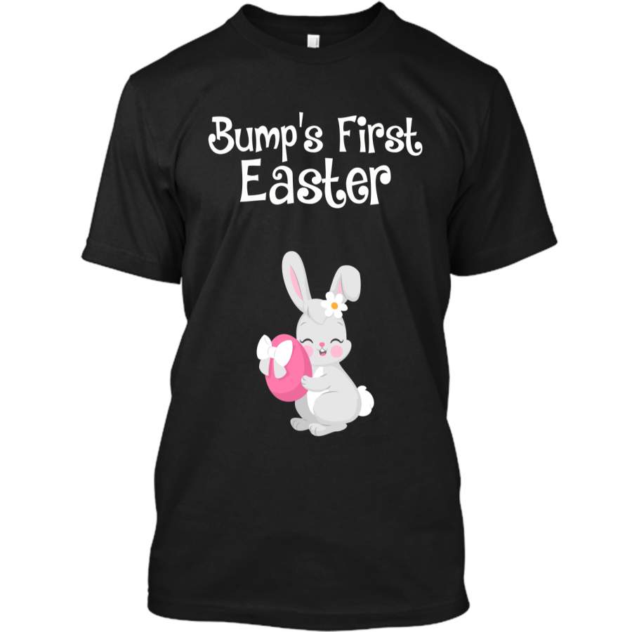 Baby Bumps First Easter Shirt – Bunny Pregnancy Easter Shirt Custom Ultra Cotton