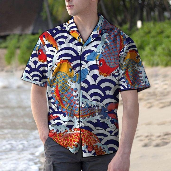 Amazing Koi Fish All Over Printed Hawaii Shirt Ha3619