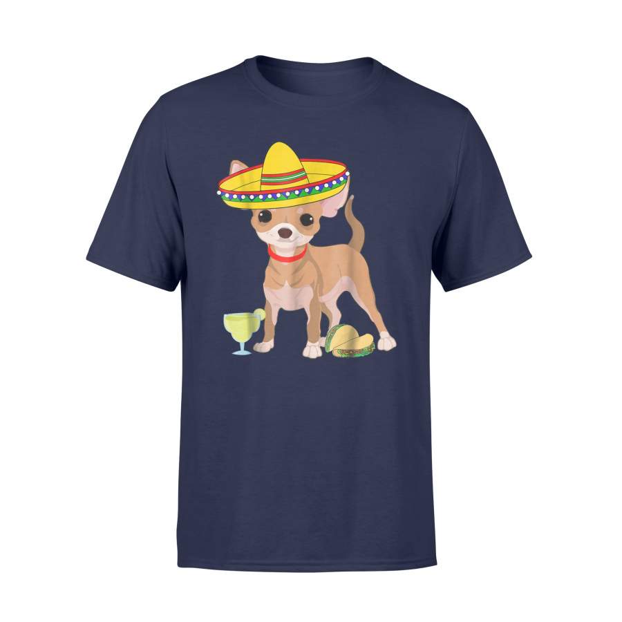 Chihuahua Taco Sombrero Tacos Margarita T Shirt