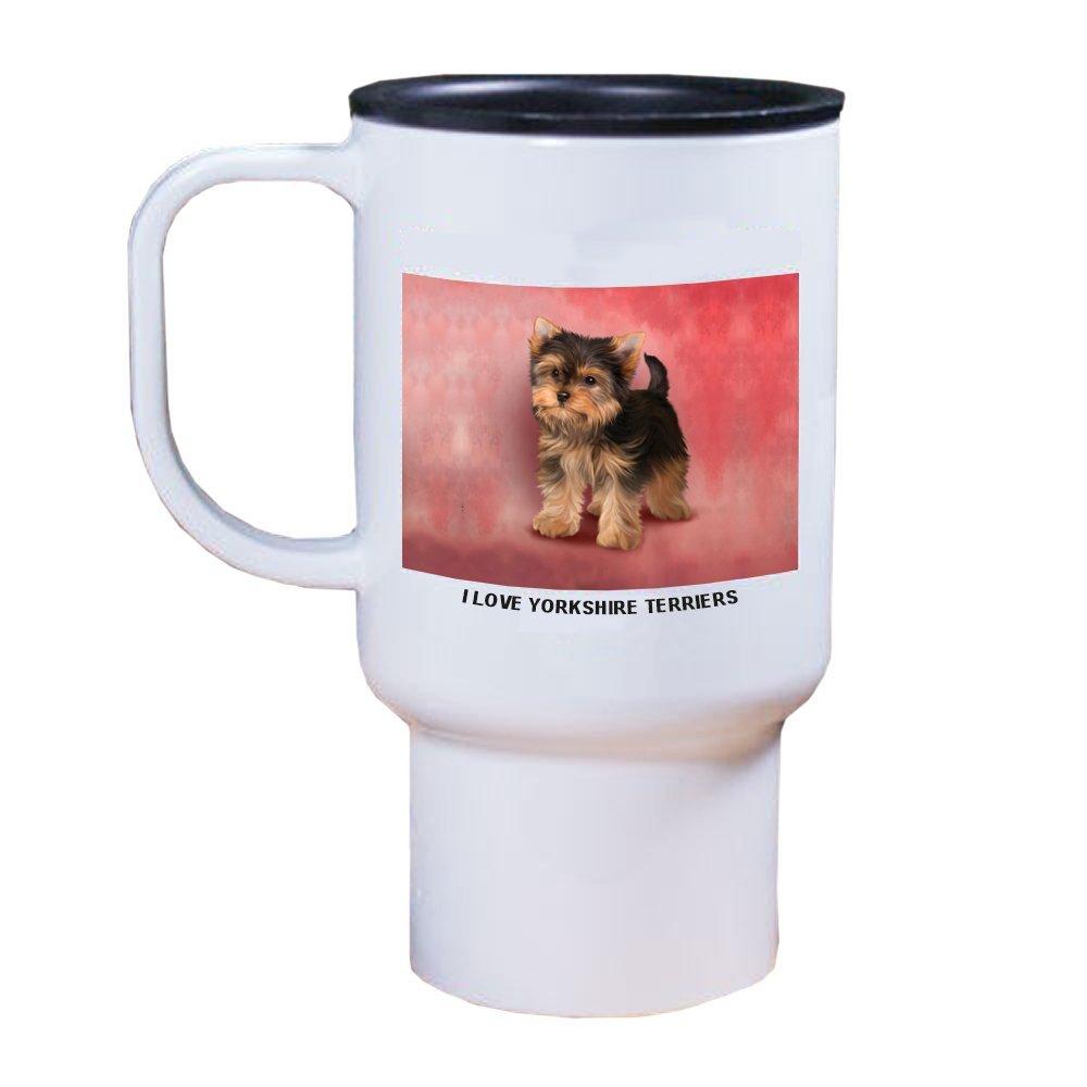 Yorkshire Terrier Puppy Dog Travel Mug