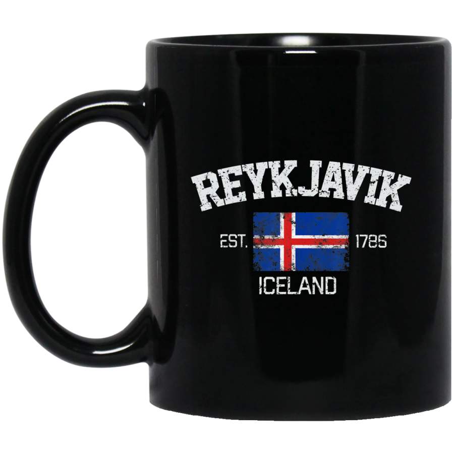 Vintage Reykjavik Iceland Souvenir Gift Coffee Mug