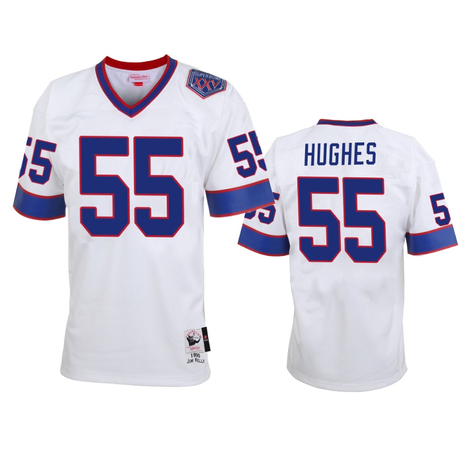 Buffalo Bills Jerry Hughes White Vintage Replica Jersey – Men