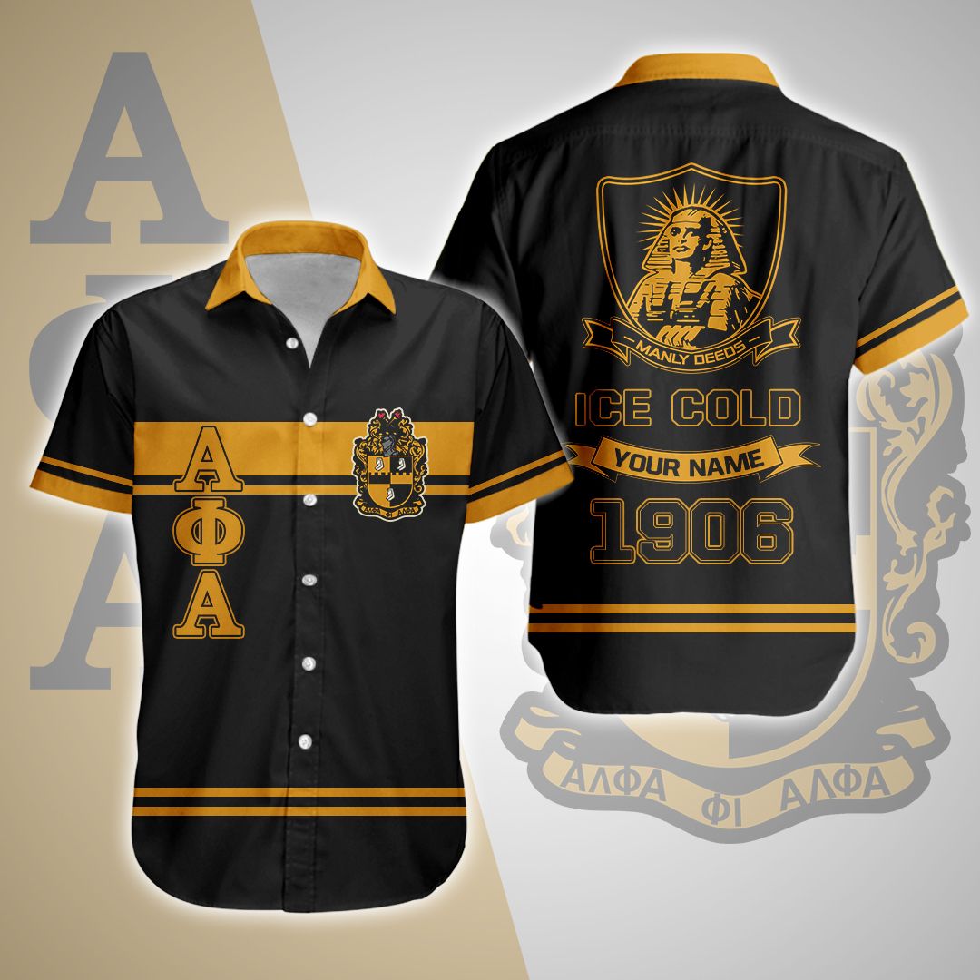 Alpha Phi Alpha 1707 Custom Name Chemise Shirt