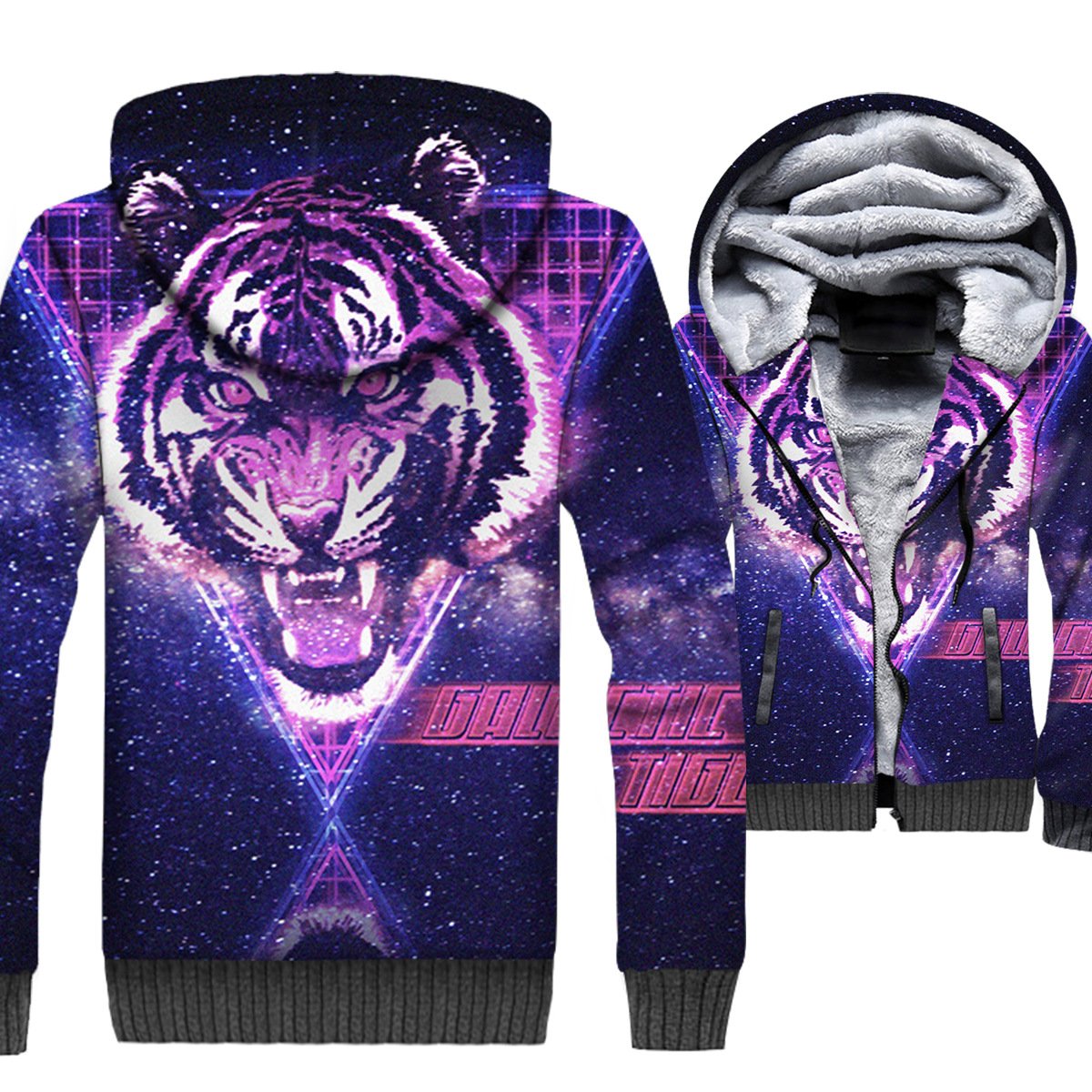 Animal Jackets – Animal Series Galaxy Tager Icon Super Cool 3D Fleece Jacket