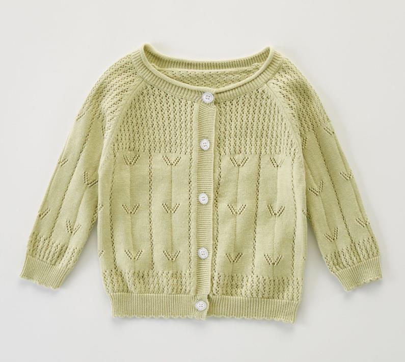 2022 Spring Newborn Baby Boys Girls Sweater Coats Brand Cotton Knit Solid Cardigan Button Jacket Boys Girls Infant Outwear Tops alx