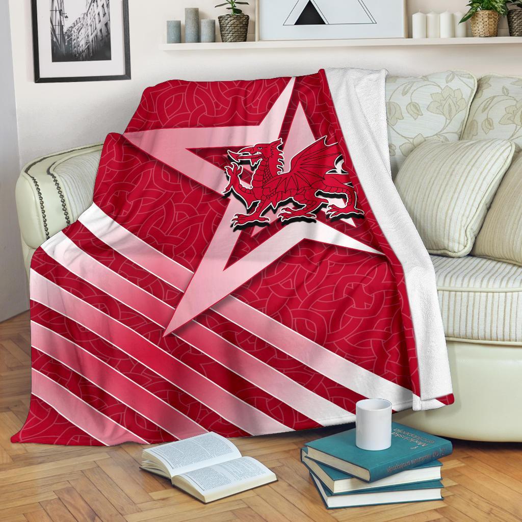 Wales Celtic Premium Blanket Wales Star