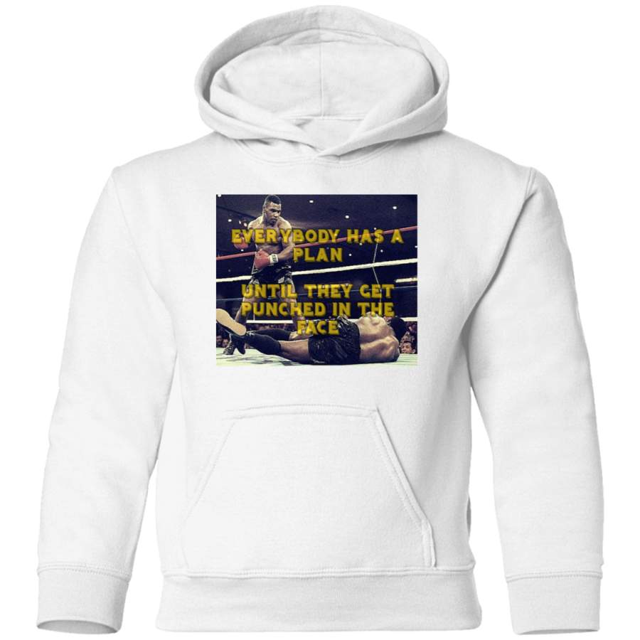 AGR Mike Tyson – Everybody has a plan until they get punched in the face Toddler Pullover Hoodie