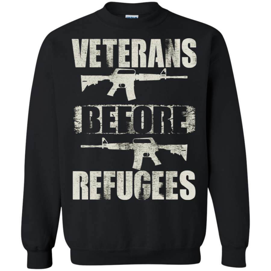 AGR Into The Fire Veterans Before Refugees Sweatshirt