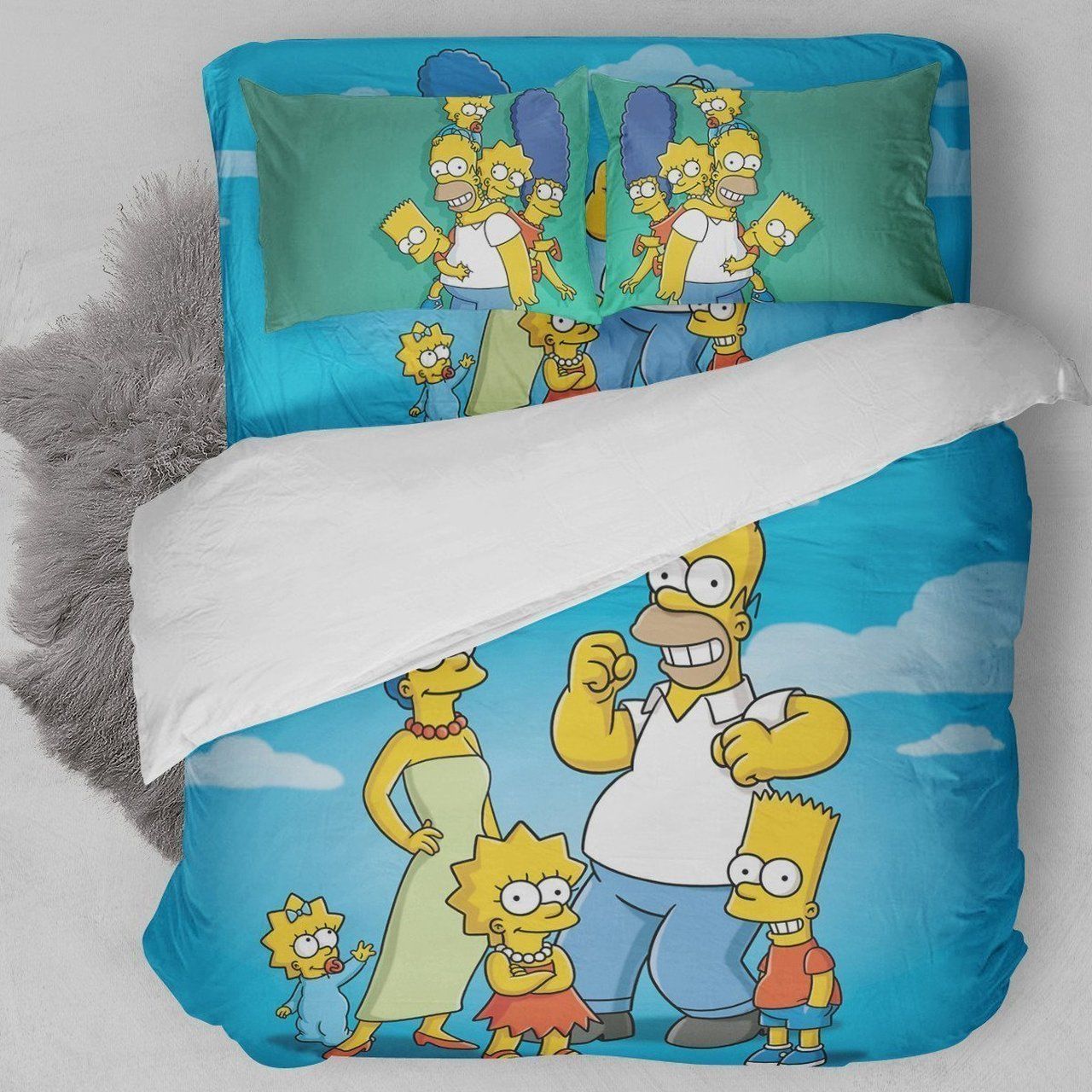 The Simpsons A Custom Bedding Set Duvet Cover X Amp Amp Pillowcases