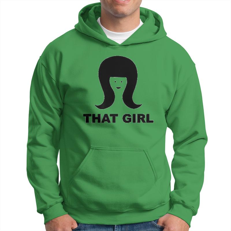 That Girl Men Hoodie Graphic Print Hooded Sweatshirt