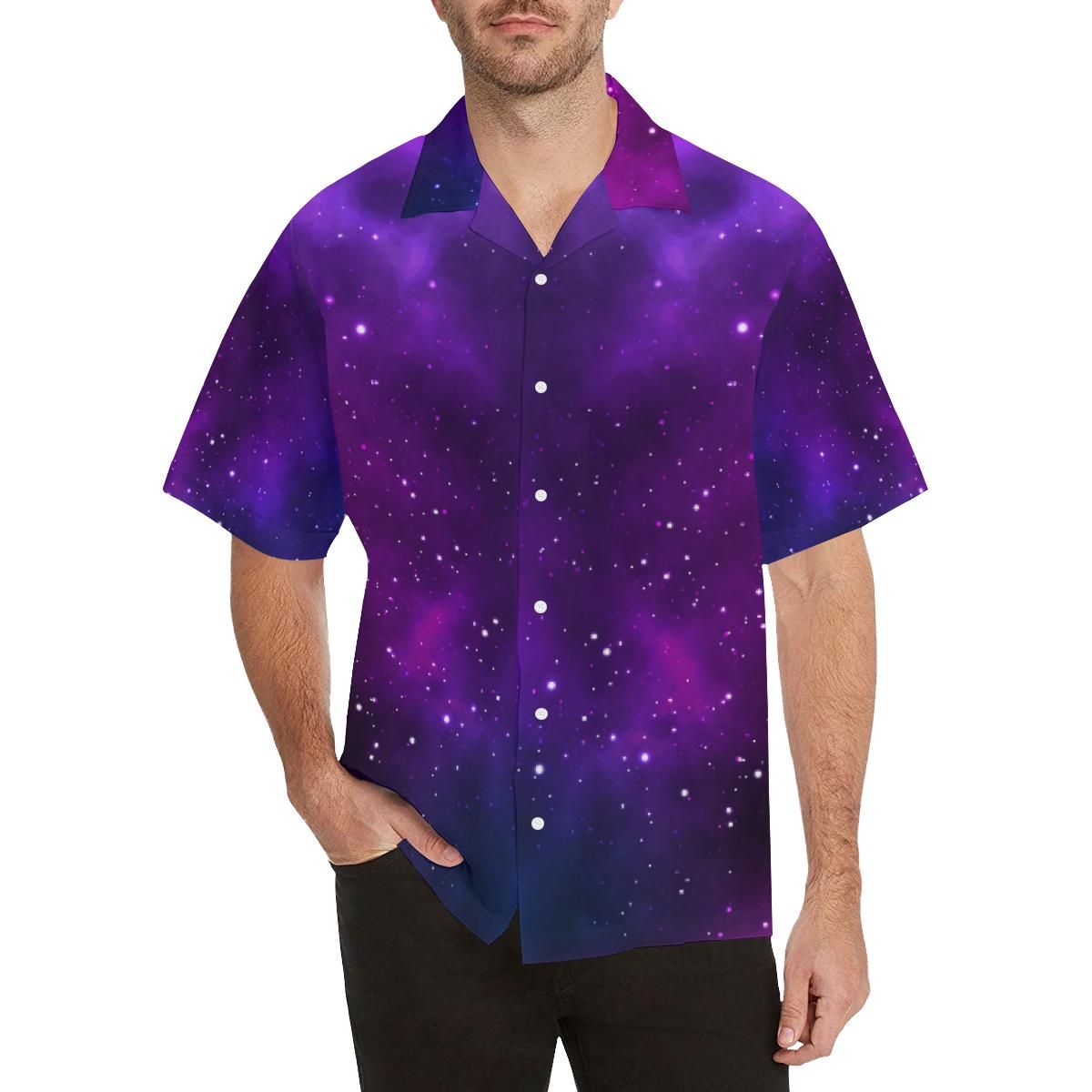 Pink Space Galaxy All Over Print Hawaii Shirt Ha82674