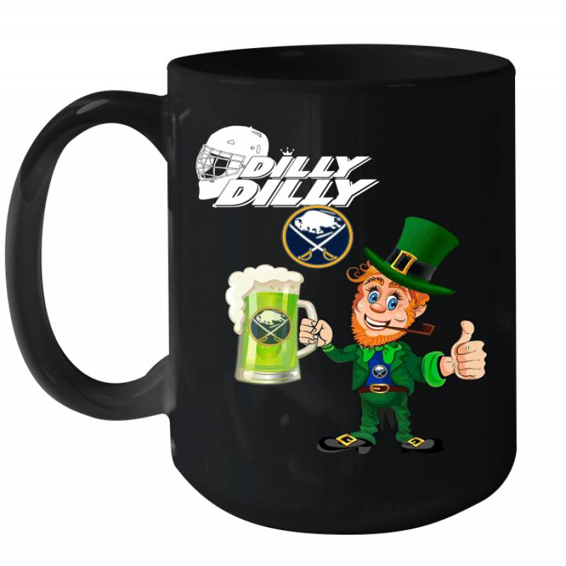 Buffalo Sabres Dilly Dilly Saint Patrick Day Ceramic Mug 15oz