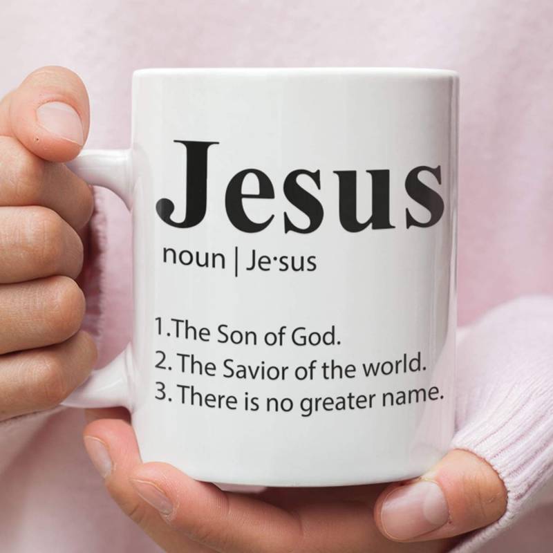 Definition of Jesus coffee mug