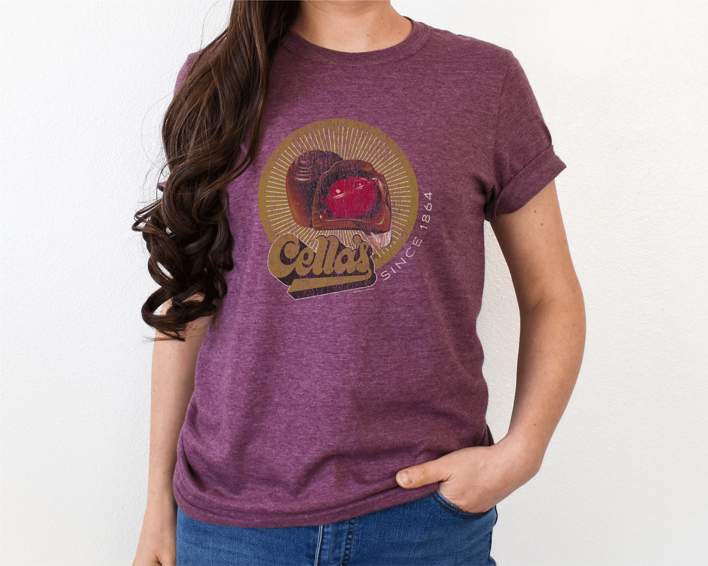 Cella’S Chocolate Covered Cherries Tee | Vintage Candy Shirt