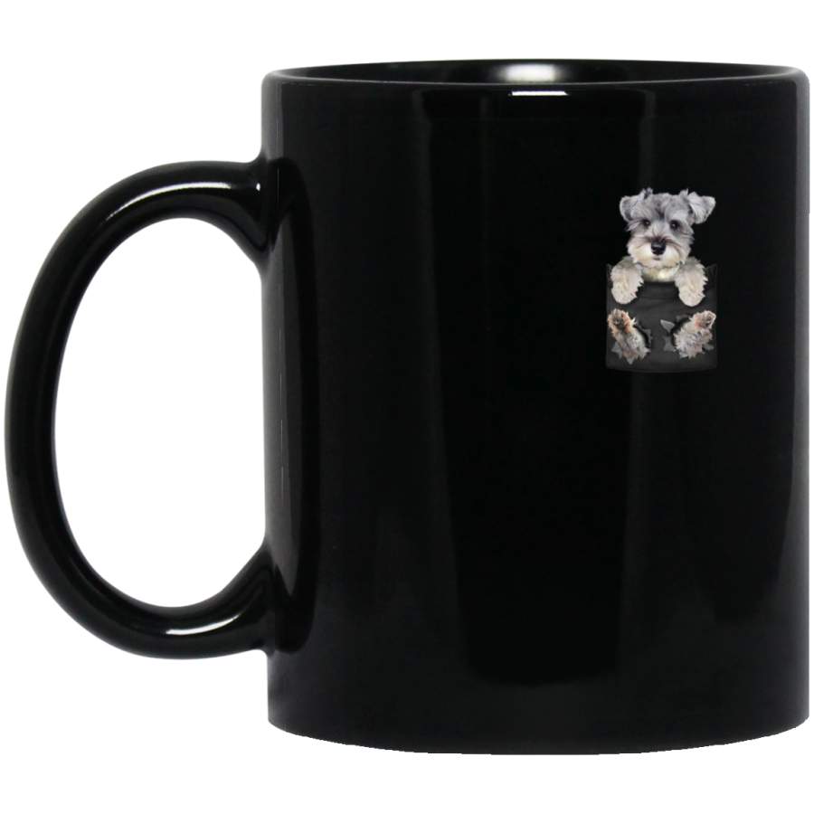 Schnauzer Dog in Pocket Puppy 11 oz Mug