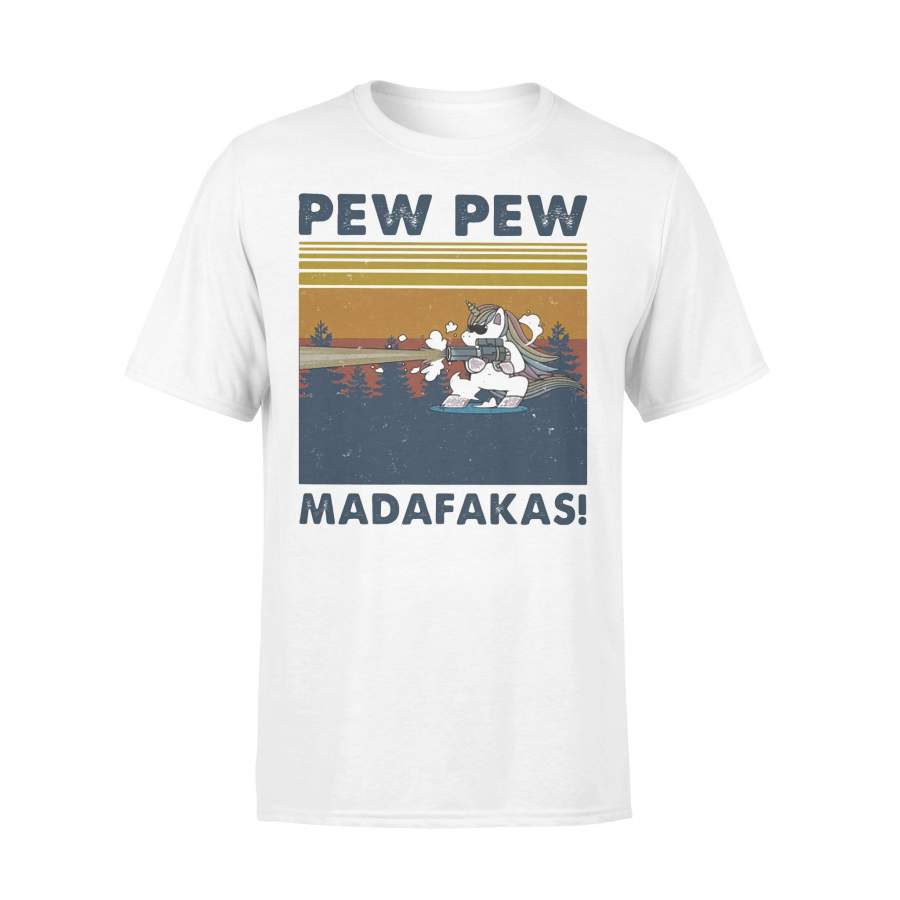 Vintage Baby Unicorn Pew Pew Madafakas T-shirt