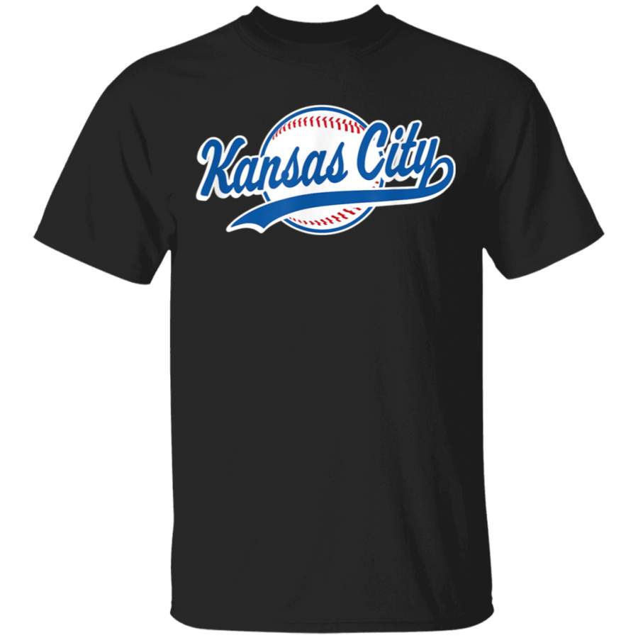 Kansas City Tshirt Vintage Baseball Throwback KC Retro Tee