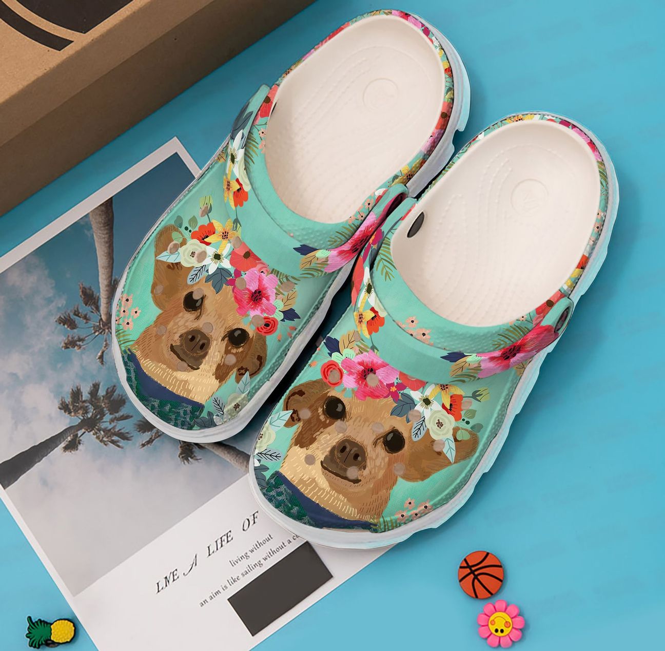 Chihuahua Personalized Clog, Custom Name, Text, Color, Number Fashion Style For Women, Men, Kid, Print 3D Cute Dog