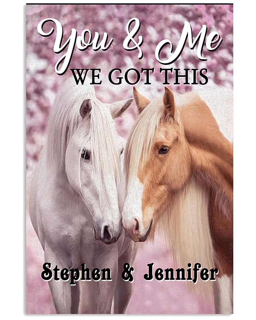 Horse Valentine You And Me Jigsaw Puzzle Custom Poster Print, Canvas Print Wall Art, Canvas Poster Wall Decor