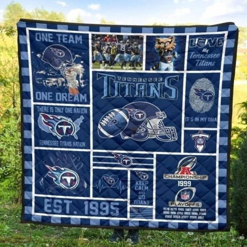 Tennessee Titans Football Quilt Blanket MN07