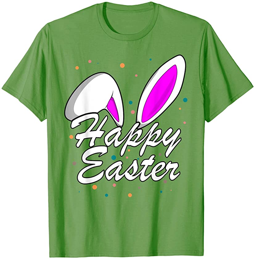 Rabbit Ears Cute Bunny Happy Easter T-Shirt