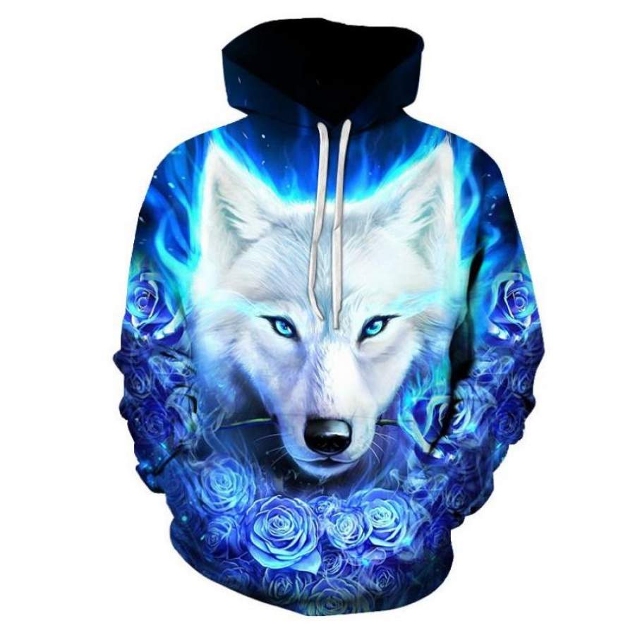 Wolf Hoodie Wolf 3D Hoodie Fashion Wolf Hoodie for Adult