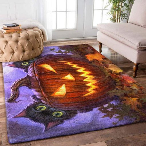 Cats Halloween Sku 262926 Area Rug Living Room Rug Home Decor Carpets