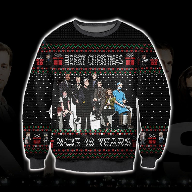 18 Years Ncis Ugly Sweatshirt, Christmas Ugly Sweater