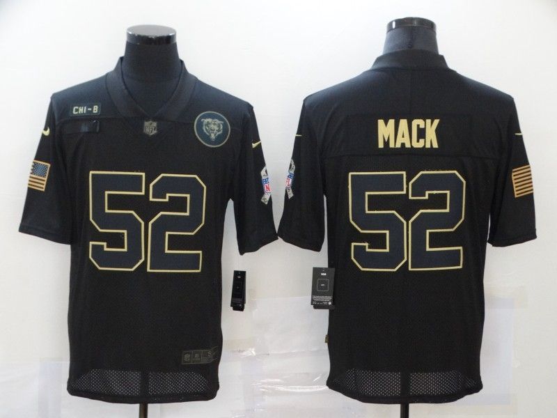 Chicago Bears Khalil Mack #52 NFL 2020 Black Jersey