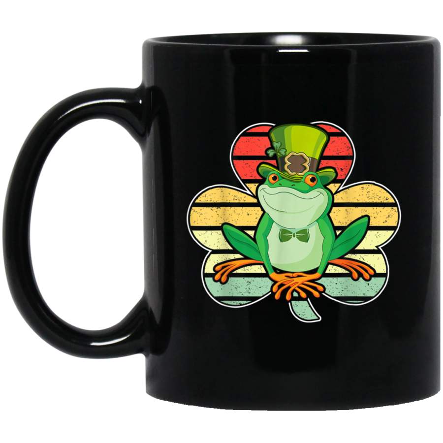 Frog Leprechaun Vintage Mug St Patricks Day Shamrock