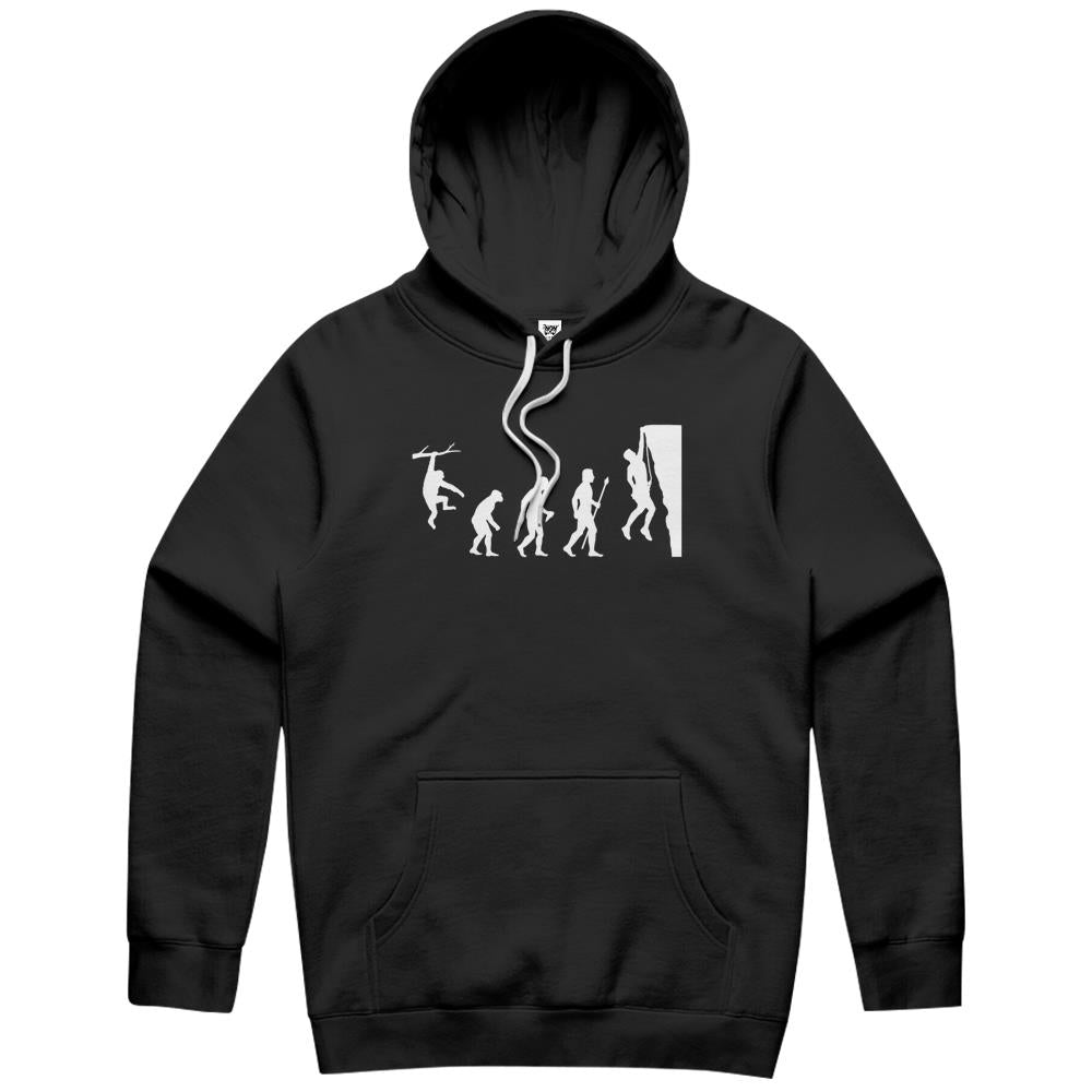 Funny Rock Climbing Evolution Hoodie Hoodie