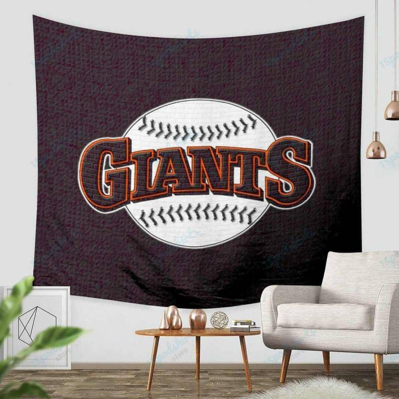 3D Custom San Francisco Giants Tapestry Throw Wall Hanging Bedspread